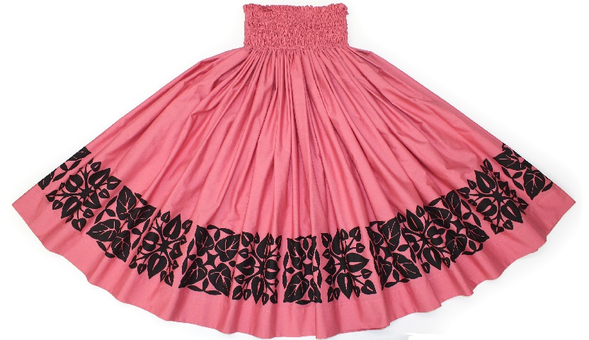 パウスカートhanaaloha オリジナルハワイアンキルト柄、着心地満点のパウスカ－トです。