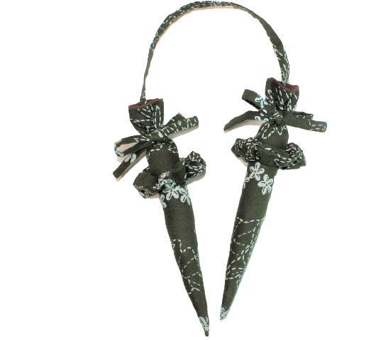 set-026  モスグリ－ン地に、タロの葉、モンステラ模様のhanaalohaオリジナルのプイリキ－パ－