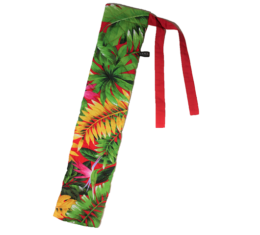 赤×緑　キルティング中わた付き　プイリケースset-027　