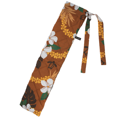 茶色　キルティング中わた付き　プイリケースset-042