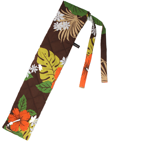 茶色　キルティング中わた付き　プイリケースset-043