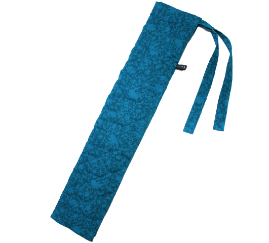 ターコイズブルー　キルティング中わた付き　プイリケースset-079