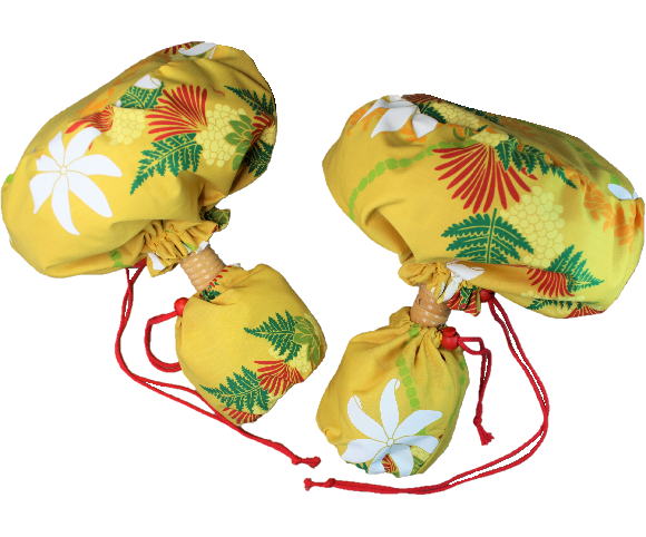 set-094 黄色地に白いティアレと赤いレフア模様が美しいウリウリケ－ス