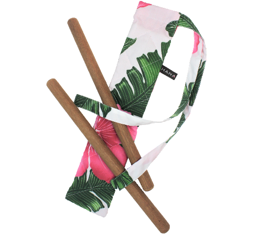 set-099 白地に。ピンクと緑の明るい模様の使いやすいカラアウケースです。