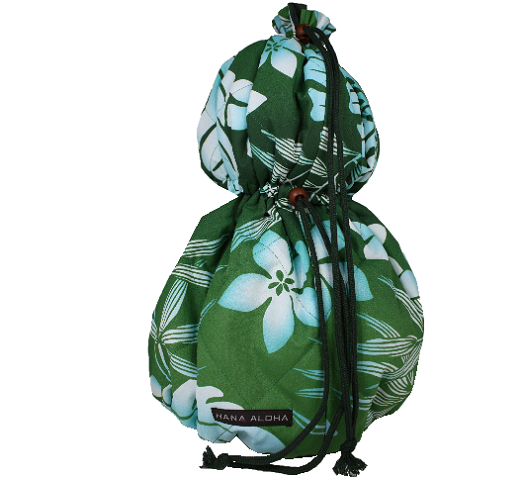 緑地に水色の濃淡模様。イプケ－ス