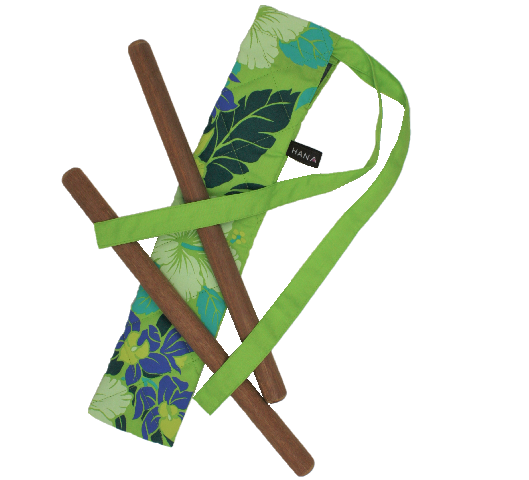 黄緑地に白いハイビスカスと黄、紺、青緑の葉模様のイリイリケ－ス