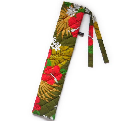 モスグリーン　キルティング中わた付き　プイリケースset-025 