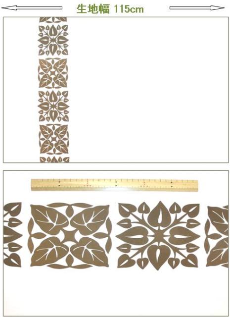 ハワイアンプリント生地　HANA ALOHA　オリジナル