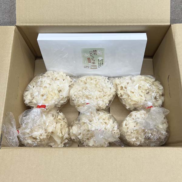 生鮮ハナビラタケと焙煎ハナビラタケ茶のセット