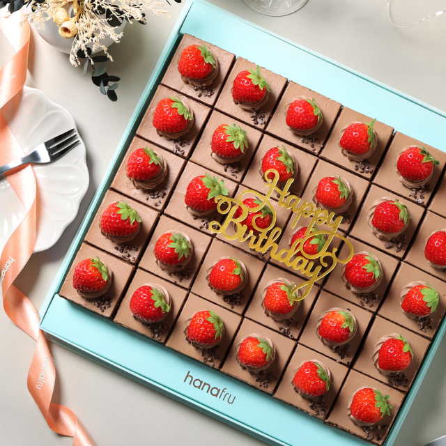 苺のチョコショートケーキ パーティーカット 30