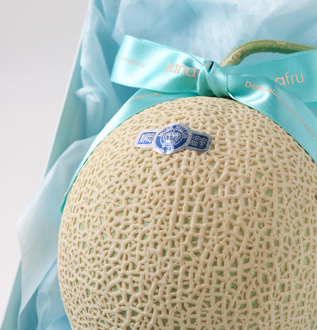 送料無料】静岡産クラウン印マスクメロン 1玉1.2kg | hanafru