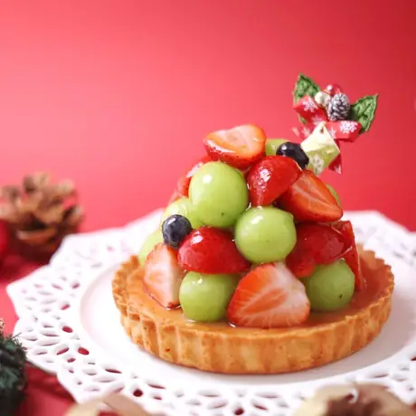 【クリスマス】いちご＆シャインマスカットのタルト