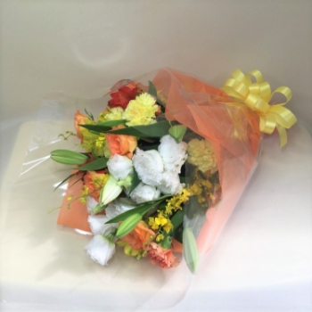 花束【黄色オレンジ系】
