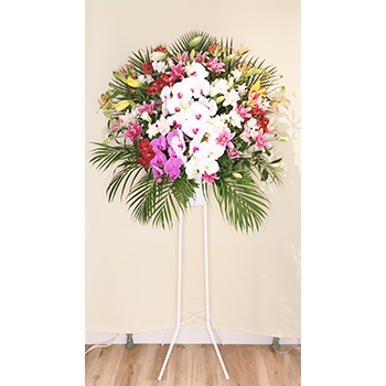 [スタンド生花]お祝1段