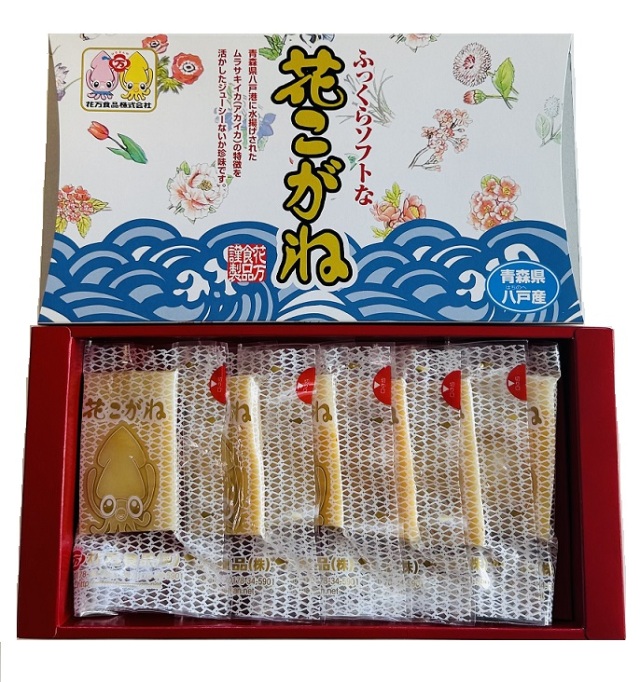 花ちゃん 出品 6枚 花万直売限定！！】花こがね 180g（化粧箱入） イカ珍のはなまん