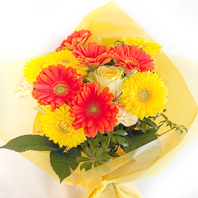 Es 013 ガーベラ 黄色 花束 Es 013 ガーベラ 黄色 花束