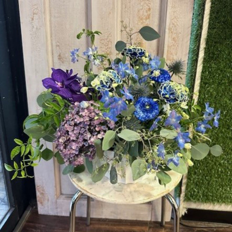 アレンジメント　ブルー　[A-5000-5]