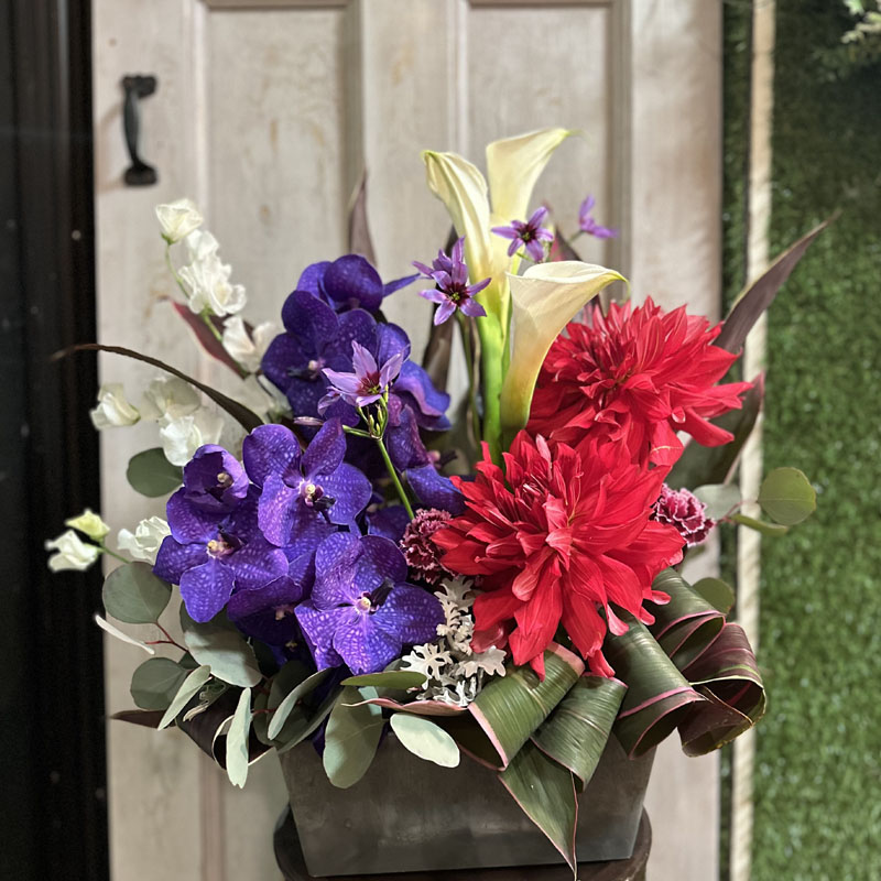 アレンジメント　バンダ　ダリア　[A-7000-1]