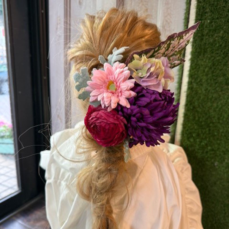 ヘアパーツ　パープル　アーティフィシャル　[HD-3000-5]