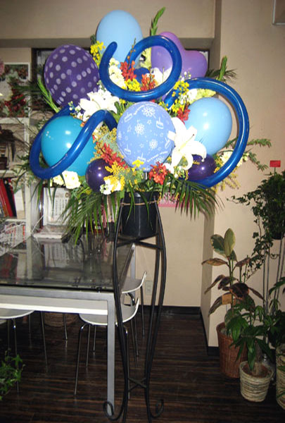 バルーンスタンド　ブルー　[BAS-15000-1]