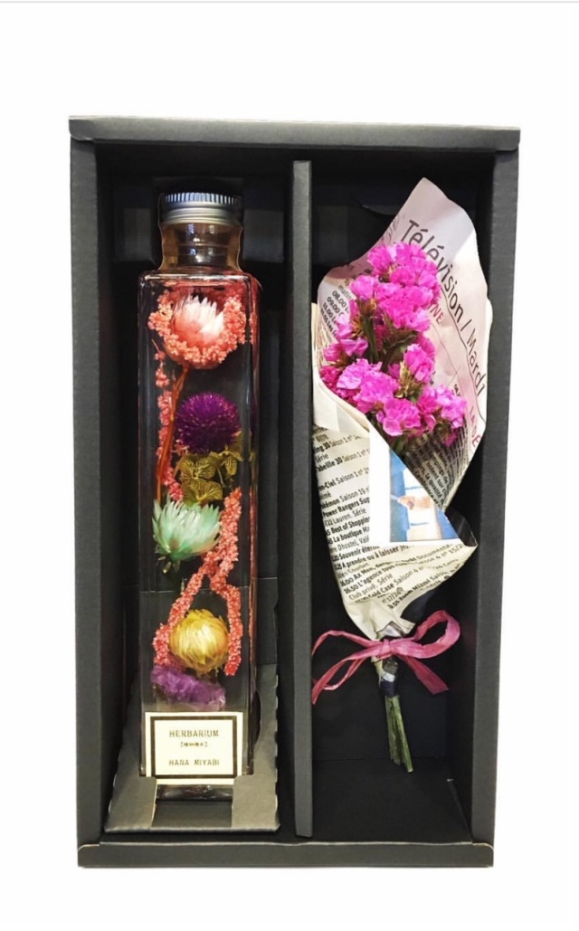 箱入ハーバリウム花束セット　［HER-BOXMIX-5000-1］