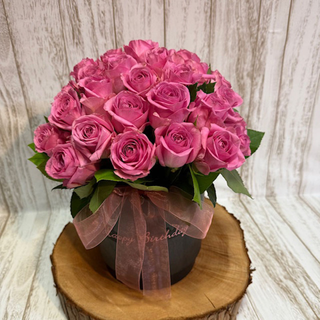 アレンジメント　バラ　ピンク　[A-20000-2]