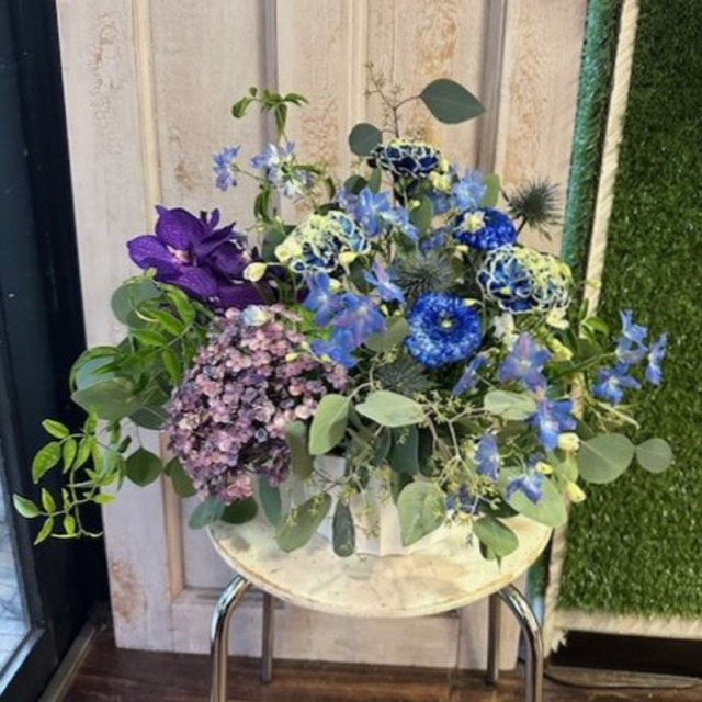 アレンジメント　ブルー　[A-5000-5]