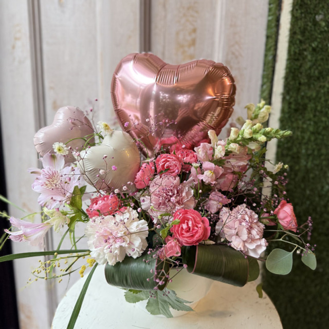 バルーンアレンジ　ピンク　[BA-4000-1]