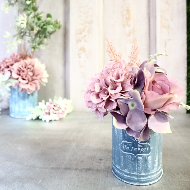 ✨特大✨ボリュームのある花束✨バラプリザ＆アーティフィシャルアレンジメント✨ ブーケブランシェ | プリザーブドフラワー | プレゼント 花束 誕生日