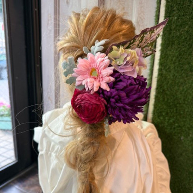 ヘアパーツ　パープル　アーティフィシャル　[HD-3000-5]