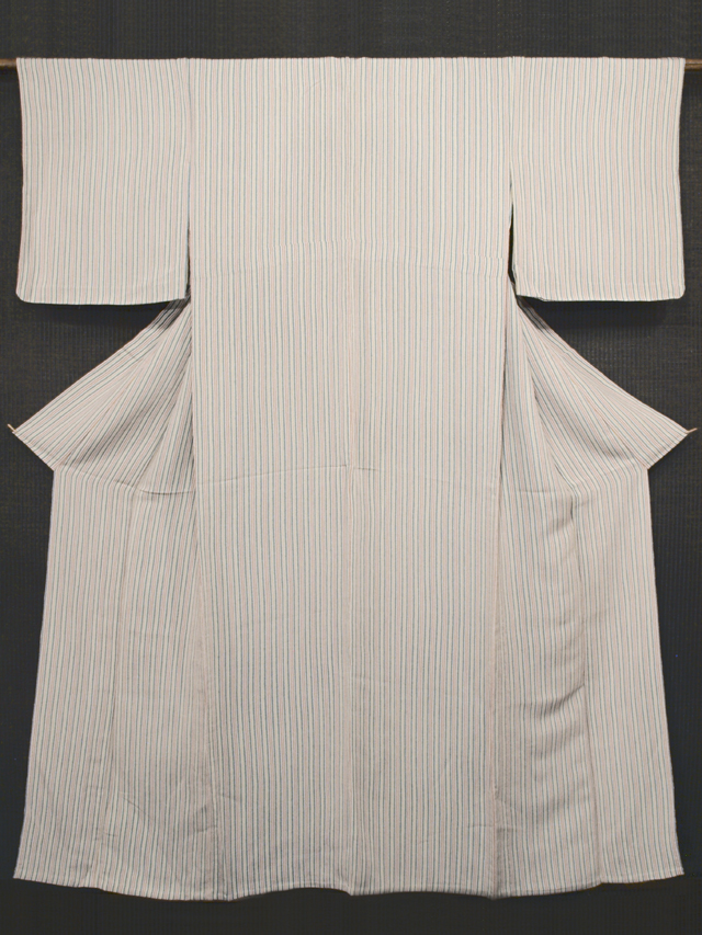 お値下げ致しました。」単衣 夏染帯 百合 新品未仕立、生地は絽縮緬