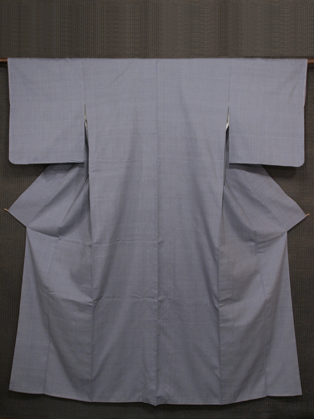 帯のアトリエ 花邑 Hanamura 銀座 紅碧 べにみどり 色 無地 結城紬 袷