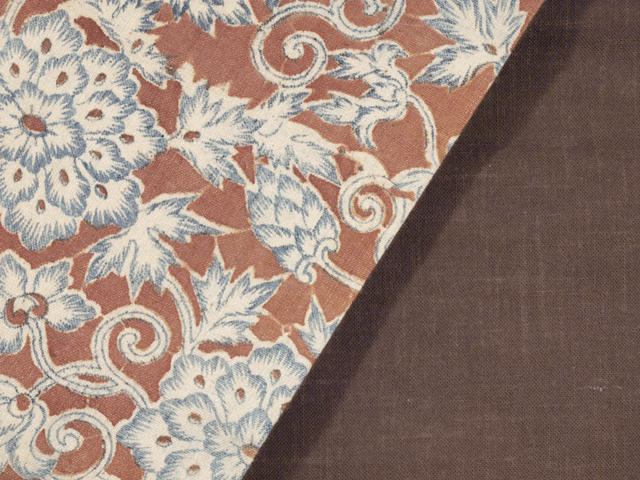 名古屋帯 黄色 唐草更紗 銀箔 紬 三通 お仕立て込み 名古屋帯 黄色 唐草更紗 銀箔 紬 三通 お仕立て 名古屋帯 黄色