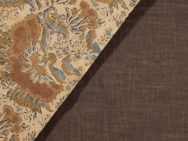 帯のアトリエ 花邑 hanamura 銀座 「唐花草文様 和更紗 名古屋帯」