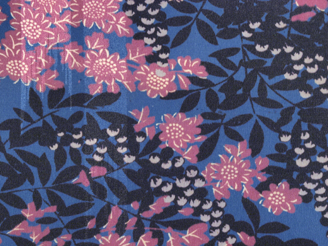 帯のアトリエ花邑 hanamura 銀座店 「小菊に南天文様 型染め 名古屋帯」