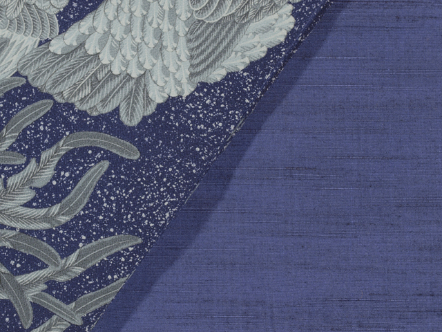 帯のアトリエ花邑 hanamura 銀座 「鶏文様 型染めに手刺繍 名古屋帯」