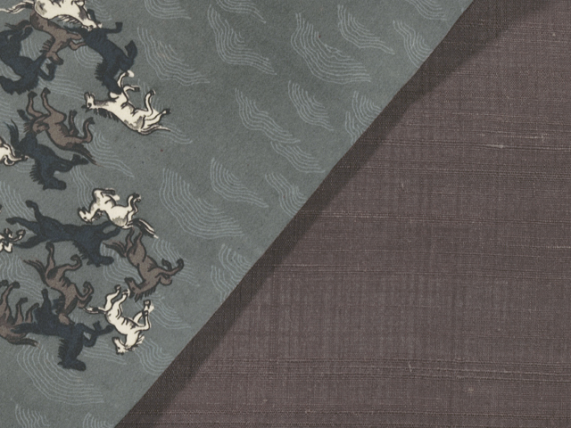 帯のアトリエ花邑 hanamura 銀座 「馬丸文様 型染め 名古屋帯」