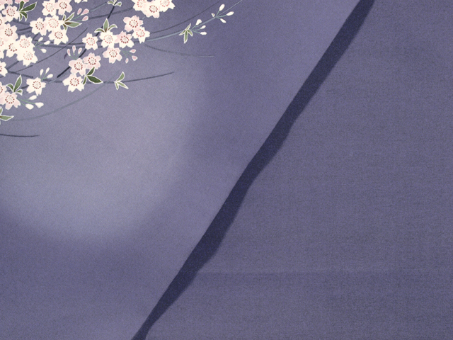 帯のアトリエ花邑 hanamura 銀座 「桜の絵図 手描き染め 塩瀬 名古屋帯」