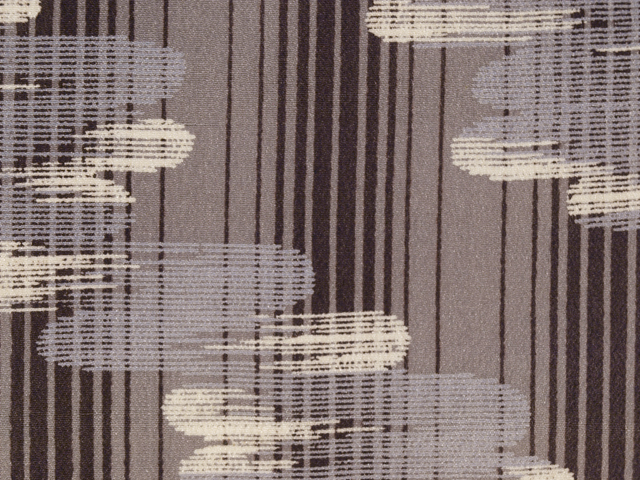 帯のアトリエ花邑 hanamura 銀座 「両滝縞に霞文様 型染め 名古屋帯」