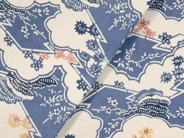 志ま亀 紫陽花 型絵染 九寸名古屋帯 見失っ