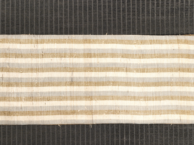 帯のアトリエ花邑 hanamura 銀座 「縞文様 葛布 名古屋帯」