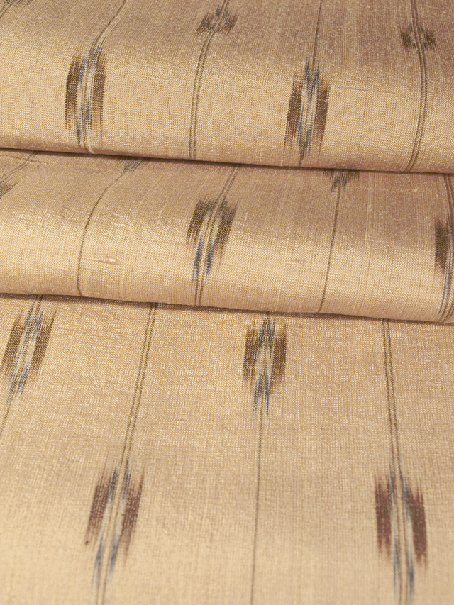 帯のアトリエ花邑 hanamura 銀座店 「桑染（くわぞめ）色地 縞に幾何学