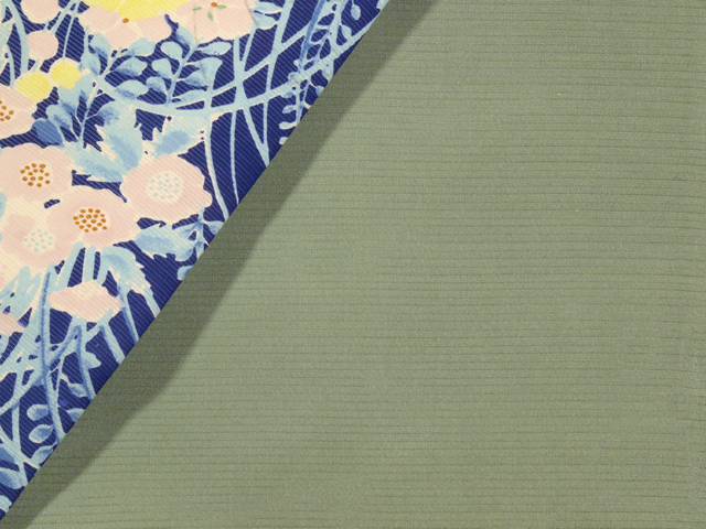 帯のアトリエ花邑 hanamura 銀座「野の草花文様 型染め 絽 名古屋帯」