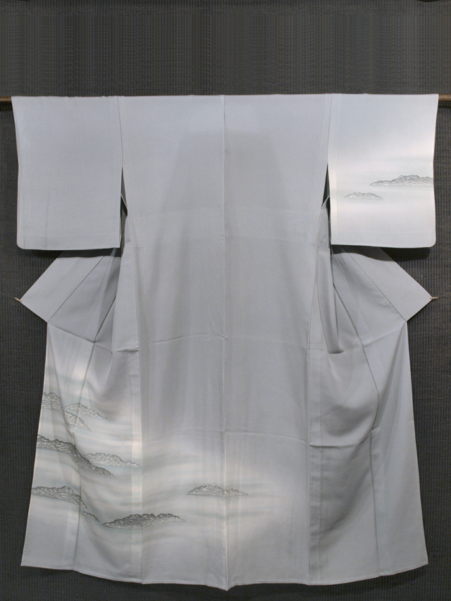 新品同様⭐︎名門坪金⭐︎夏江戸小紋⭐︎五本絽⭐︎万筋⭐︎裄68⭐︎気品あるお色 新品同様⭐︎名門坪金⭐︎夏江戸小紋⭐︎五本絽⭐︎万