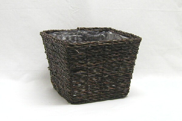 バンブーロープバスケット茶／４号・５号・６号