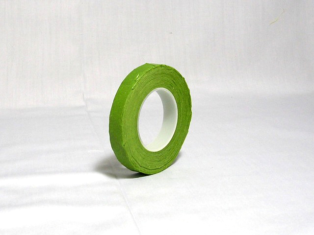 フラワーテープ　12.5ｍｍ×27Ｍ　ライトグリーン