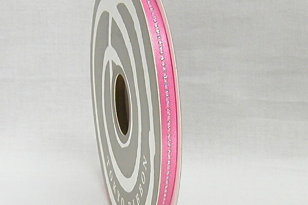 グリッターWサテン６ｍｍ　ピンク