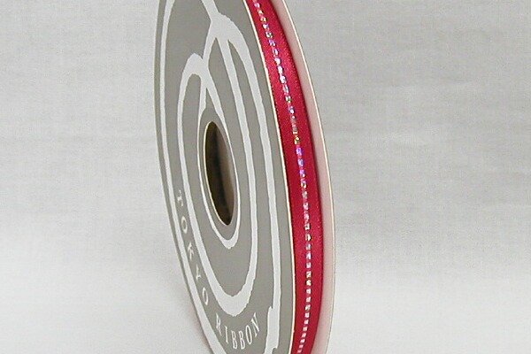 グリッターWサテン６ｍｍ　レッド