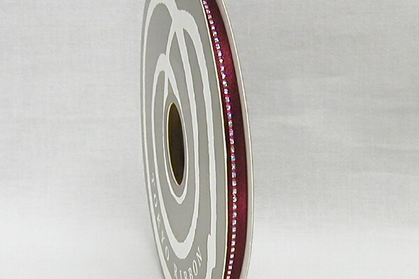 グリッターWサテン６ｍｍ　ワイン