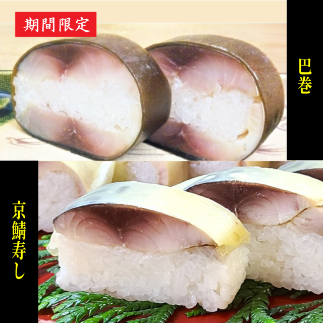 【お中元】巴巻・京鯖寿しセット